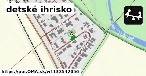 detské ihrisko