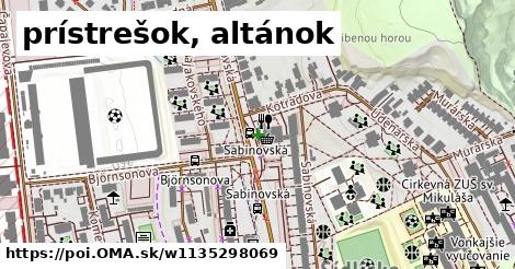 prístrešok, altánok