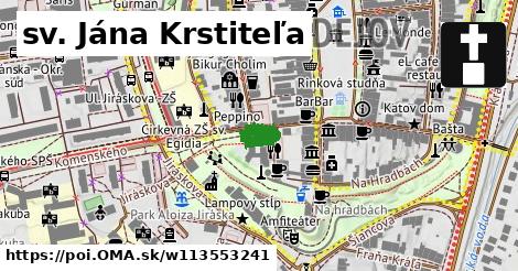 sv. Jána Krstiteľa