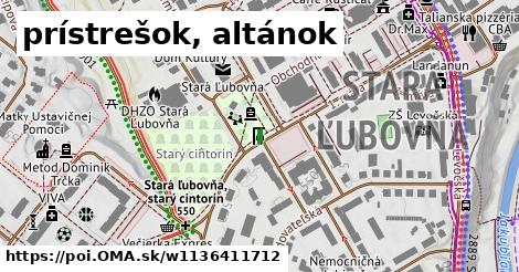 prístrešok, altánok