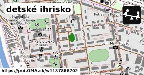 detské ihrisko