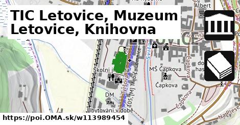 TIC Letovice, Muzeum Letovice, Knihovna