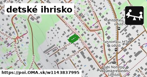 detské ihrisko