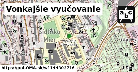 Vonkajšie vyučovanie