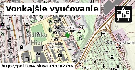 Vonkajšie vyučovanie