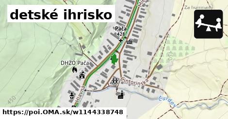 detské ihrisko