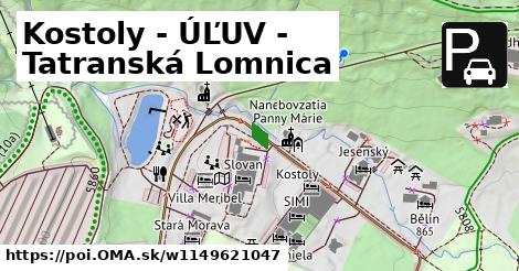 Kostoly - ÚĽUV - Tatranská Lomnica