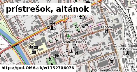 prístrešok, altánok