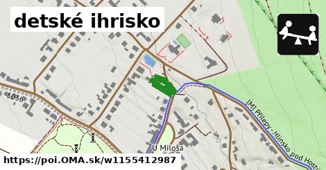 detské ihrisko