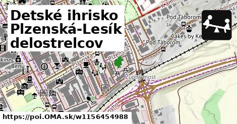 Detské ihrisko Plzenská-Lesík delostrelcov