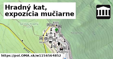 Hradný kat, expozícia mučiarne
