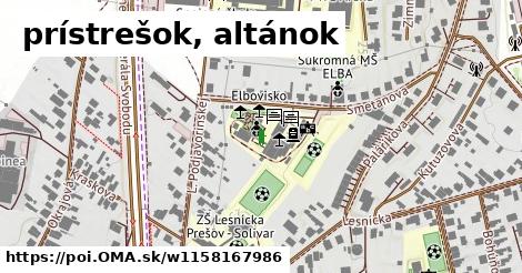 prístrešok, altánok