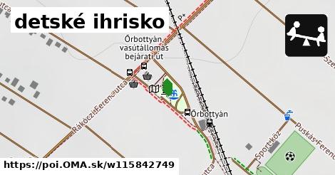 detské ihrisko