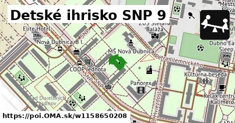 Detské ihrisko SNP 9