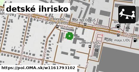 detské ihrisko