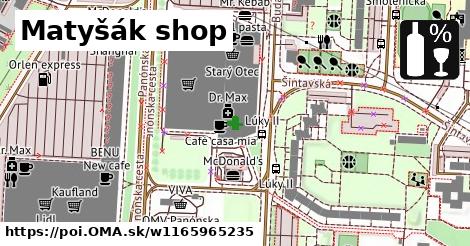 Matyšák shop