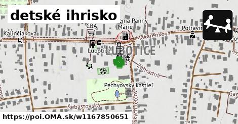 detské ihrisko