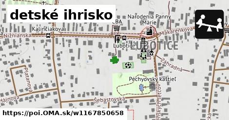 detské ihrisko