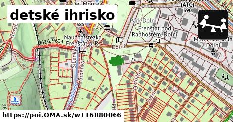 detské ihrisko