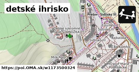 detské ihrisko