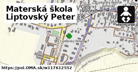 Materská škola Liptovský Peter