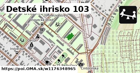 Detské ihrisko 103