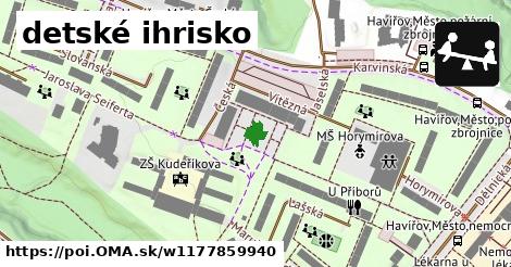 detské ihrisko