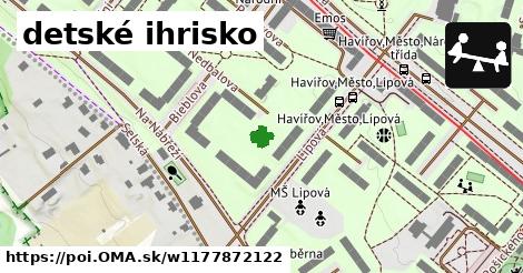 detské ihrisko