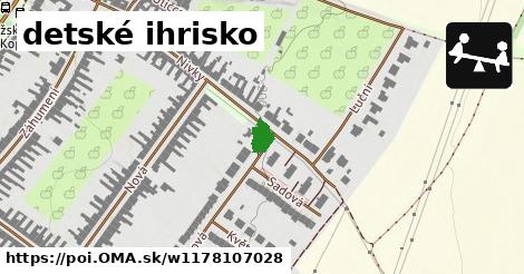 detské ihrisko