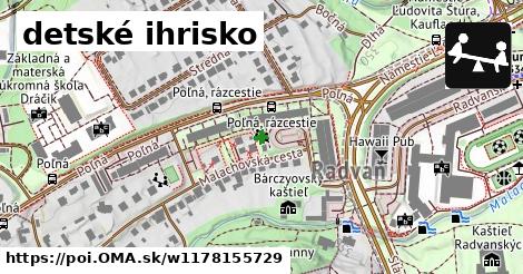 detské ihrisko