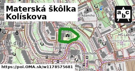 Materská škôlka Kolískova