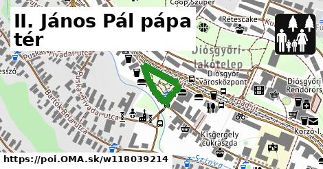 II. János Pál pápa tér