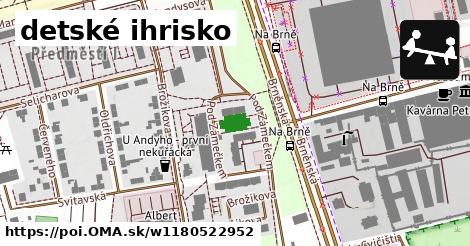 detské ihrisko