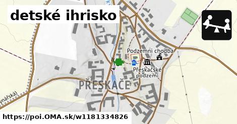 detské ihrisko