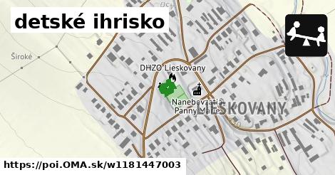 detské ihrisko