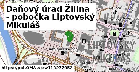 Daňový úrad Žilina - pobočka Liptovský Mikuláš