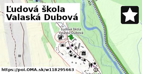 Ľudová škola Valaská Dubová