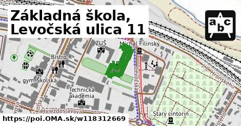 Základná škola, Levočská ulica 11