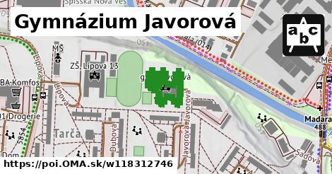 Gymnázium Javorová