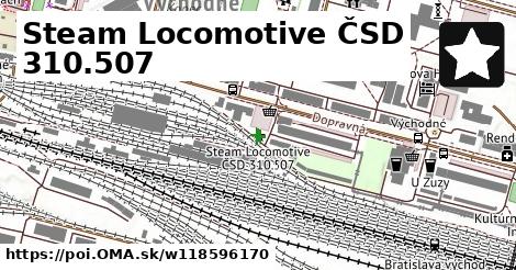 Steam Locomotive ČSD 310.507