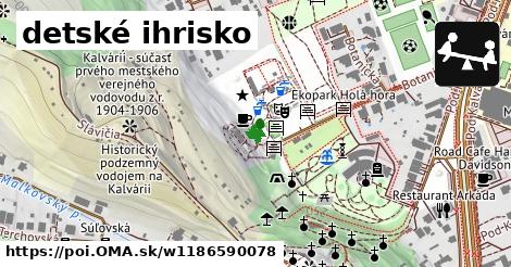 detské ihrisko