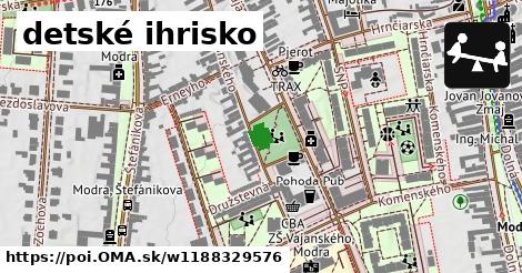 detské ihrisko