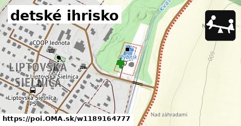 detské ihrisko