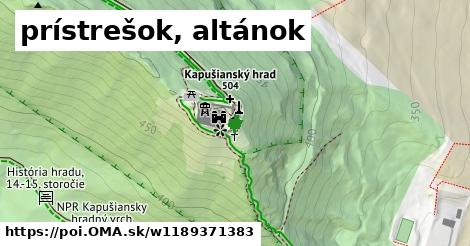 prístrešok, altánok