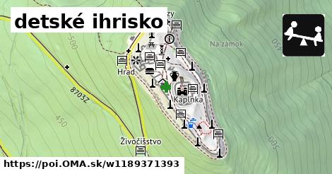 detské ihrisko