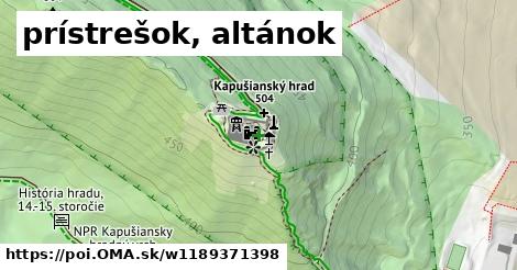 prístrešok, altánok