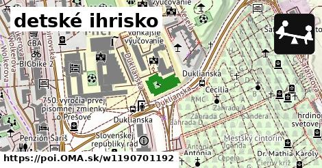 detské ihrisko