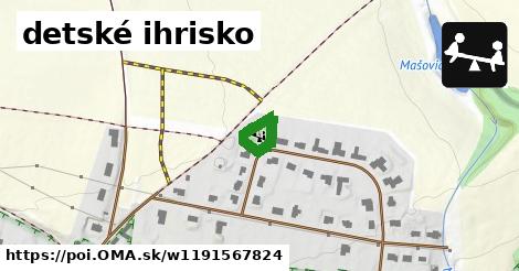 detské ihrisko