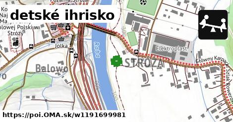 detské ihrisko