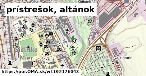 prístrešok, altánok